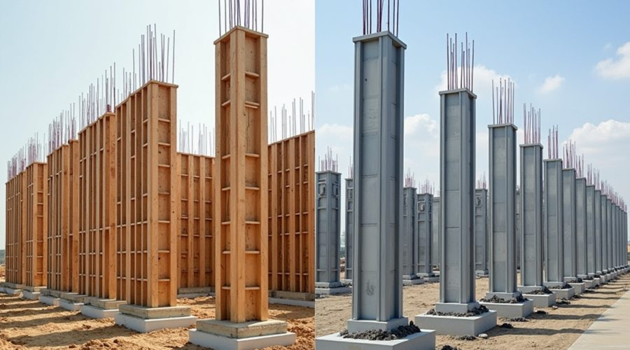 Oszlop zsalu és pillér zsaluzási megoldások összehasonlítása