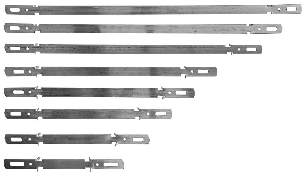 Acéllemez távtartók